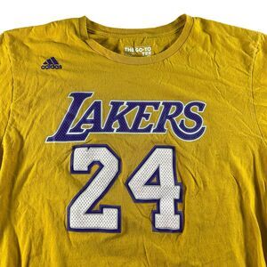 Kobe Bryant Los Angeles Lakers Men’s Large Adidas Jersey Shirt #24 The Go-To Tee